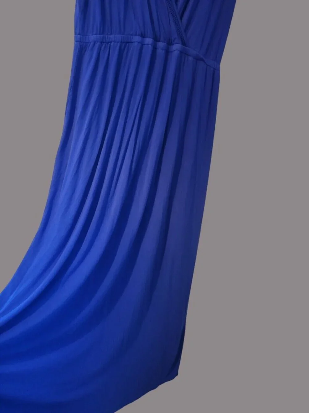 V-Neck Maxi Dress Sz XL Royal Blue Sleeveless Spense Women's Extra Large - Picture 6 of 9